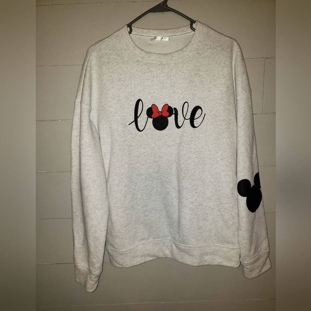 LOVE disney sweatshirt